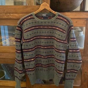 Vintage Polo Ralph Lauren Fair Isle Sweater S